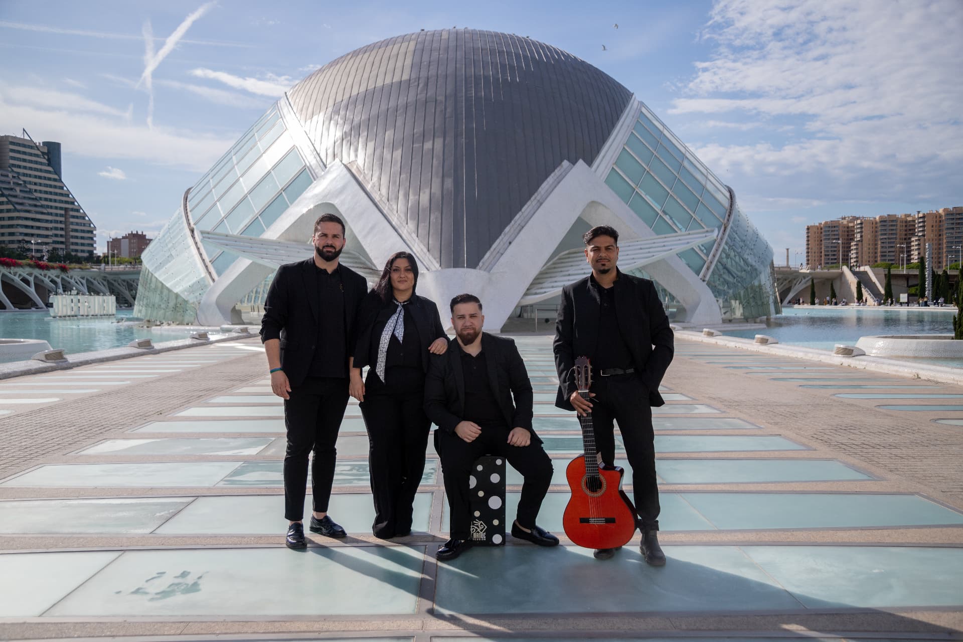 JARITÉ grupo en la Ciudad de las Artes y las Ciencias